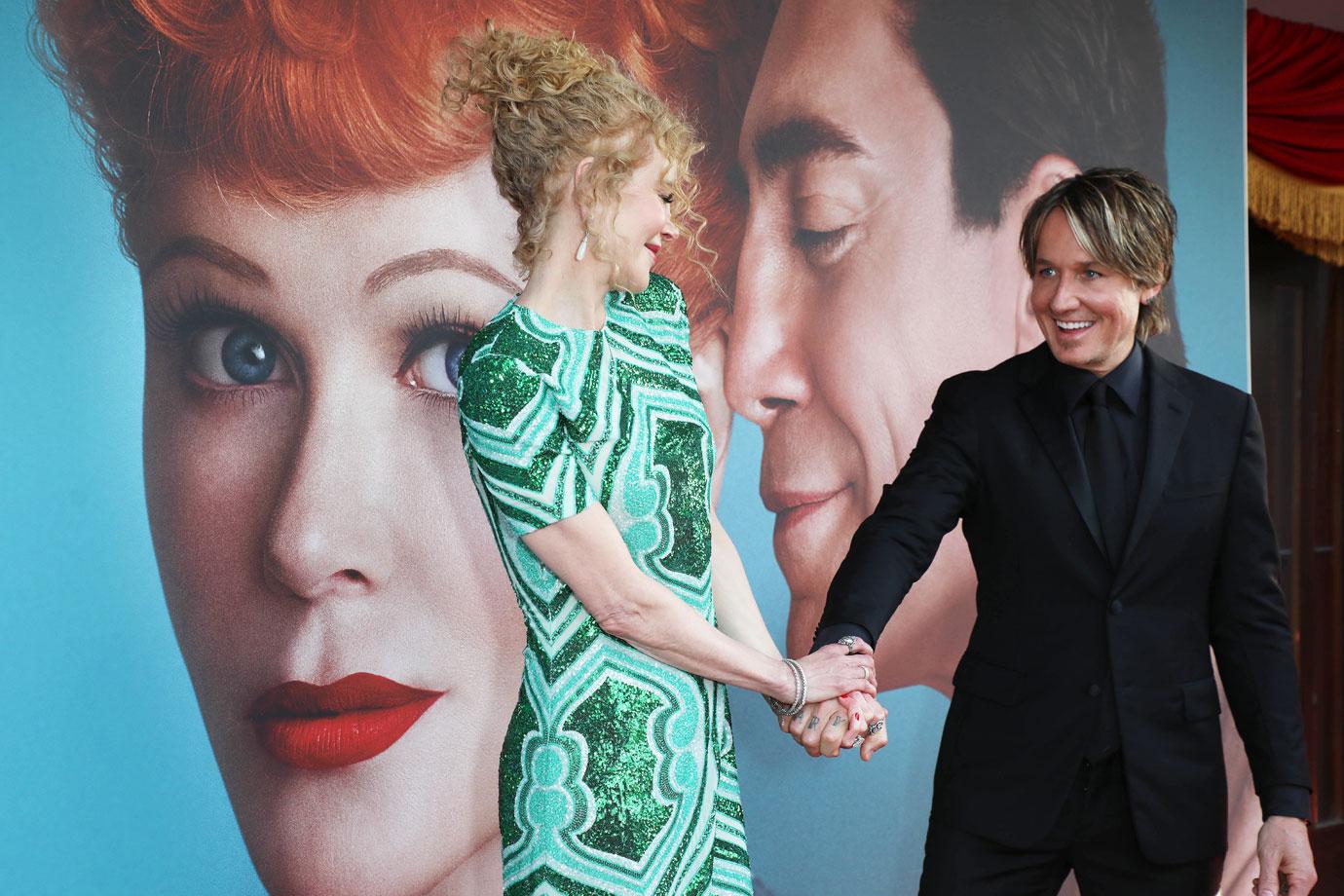 nicole kidman and husband keith urban being the ricardos austrailian premiere photos