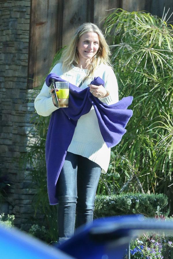 Cameron Diaz Pregnant Baby Bump