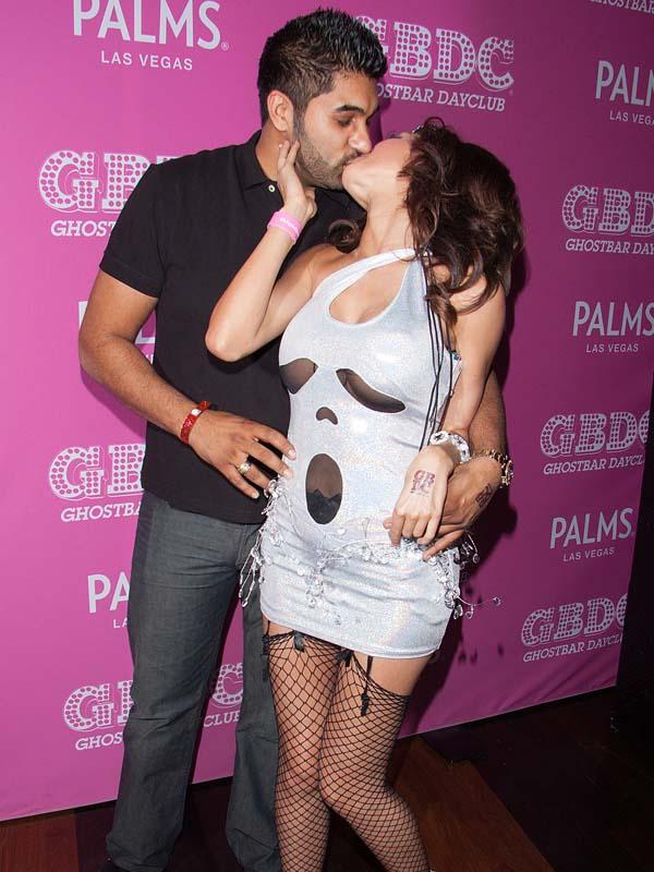 Farrah Abraham parties at Ghostbar Dayclub in Las Vegas