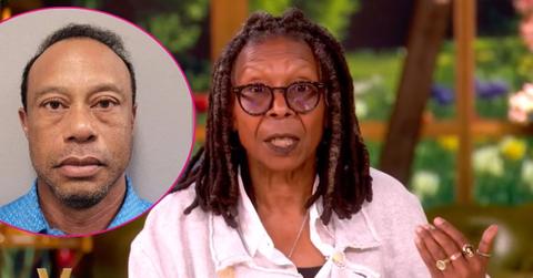 Composite photo of Tiger Woods and Whoopi Goldberg