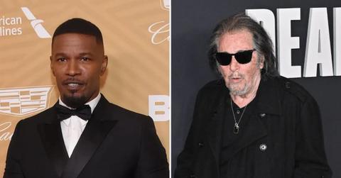 Split photo of Jamie Foxx and Al Pacino