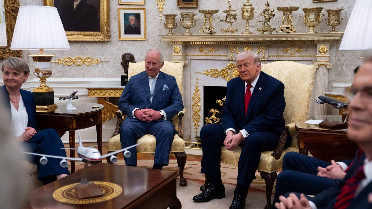 image of King Charles and Donald trump