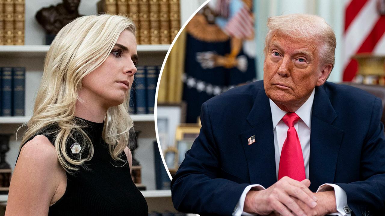 split of Natalie Harp, Donald Trump. 