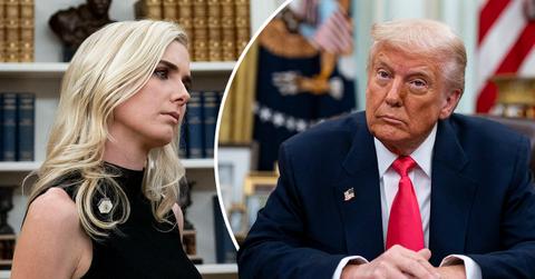 split of Natalie Harp, Donald Trump.