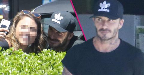 david beckham flirts mystery mom photos