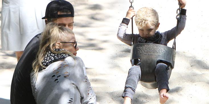 fergie josh duhamel pda park son axl