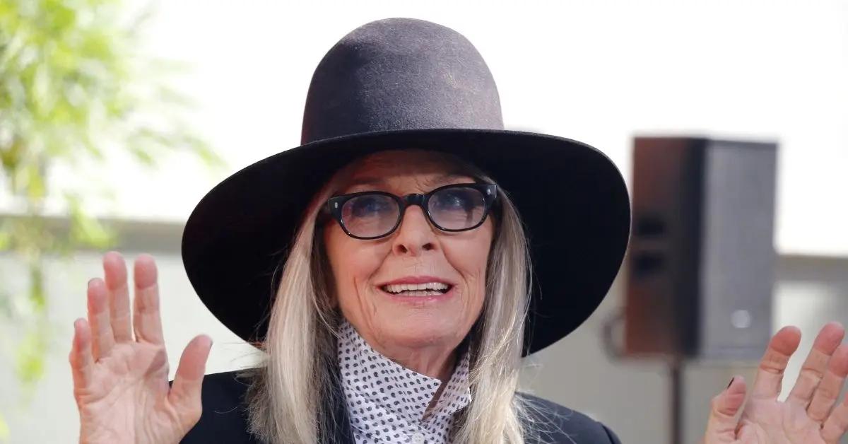 Image of Diane Keaton's cause of death was pneumonia.