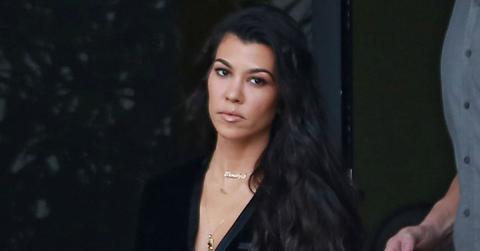 Kourtney Kardashian Spotted Leaving A Studio In Los Angeles