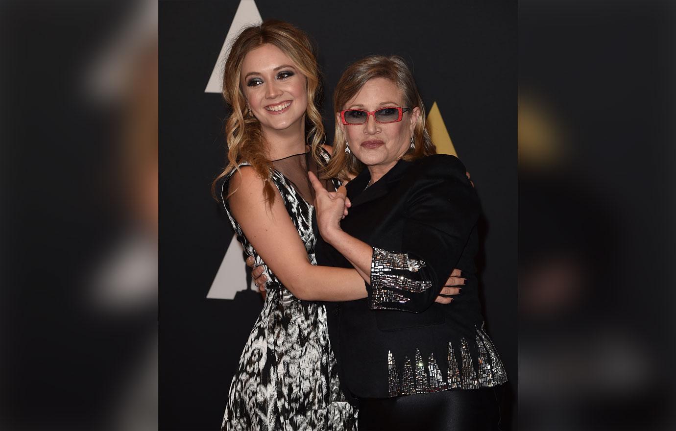 Billie Lourd Uncle Todd Carrie Fisher Debbie Reynolds 03