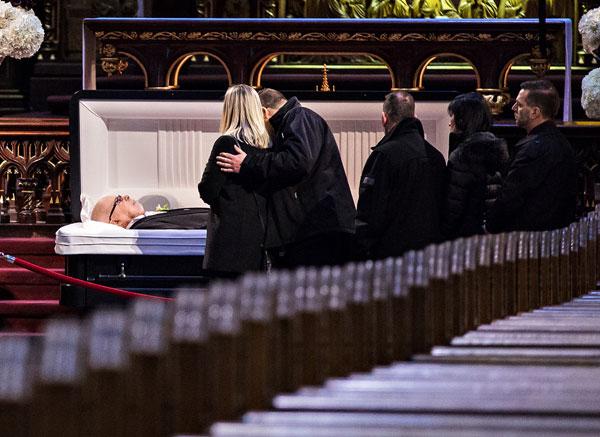 celine dion husband rene angelil funeral casket