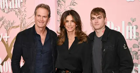 Image of Rande Gerber, Cindy Crawford, Presley Gerber