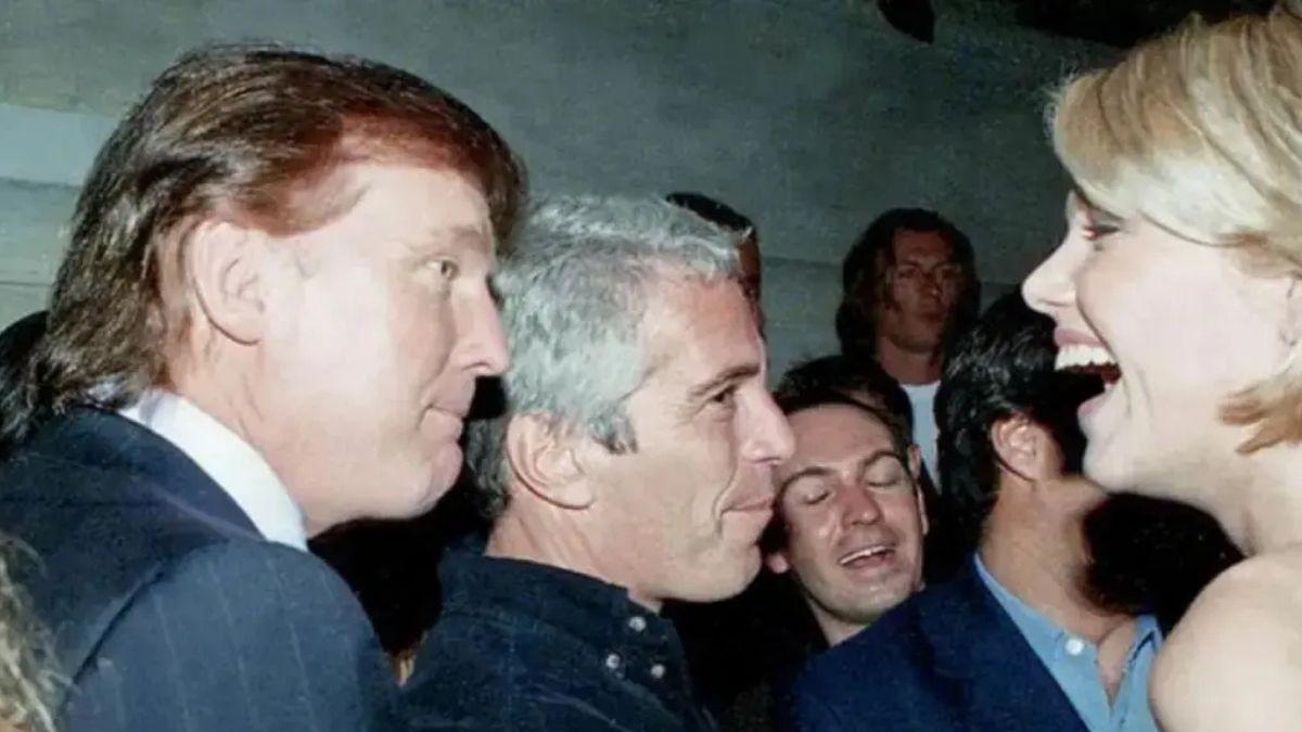 image of Jeffrey epstein and Donald Trump
