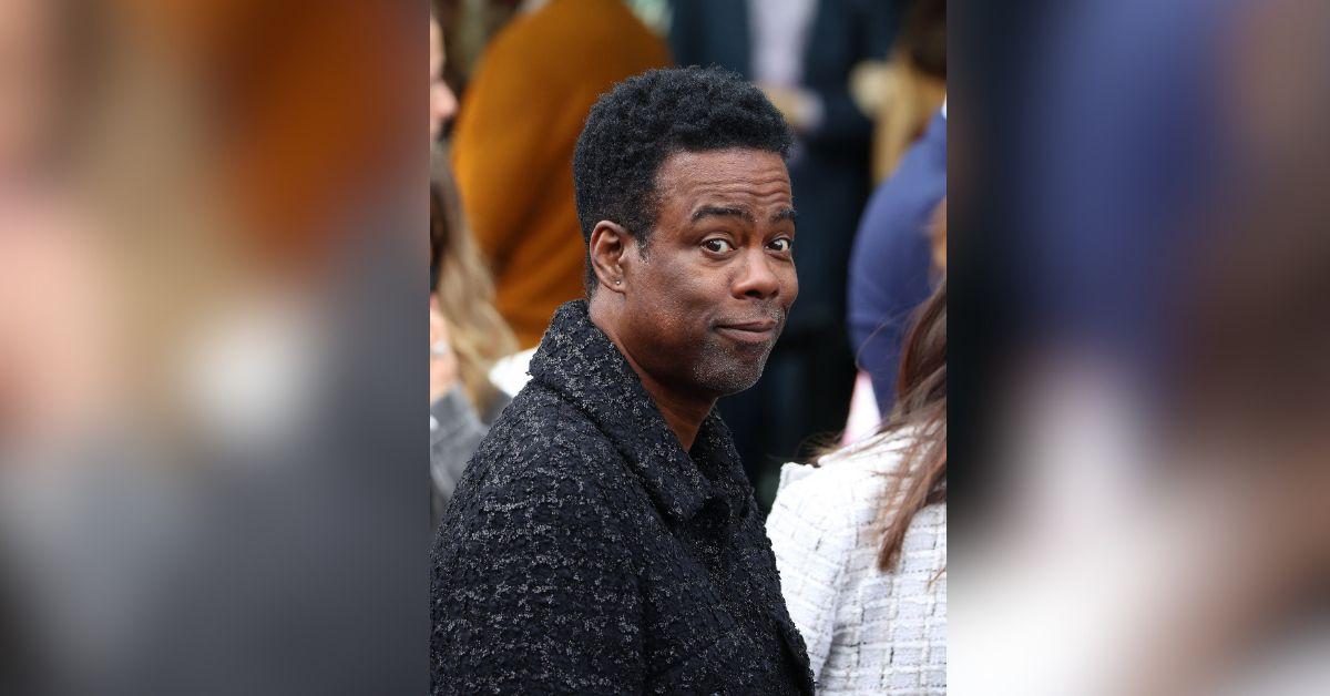 chris rock stormed out wasnt angry