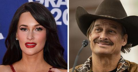 split photo of Kacey Musgraves & Kid Rock