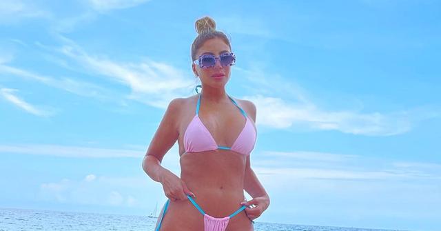 larsa pippen bikini recycled fabric