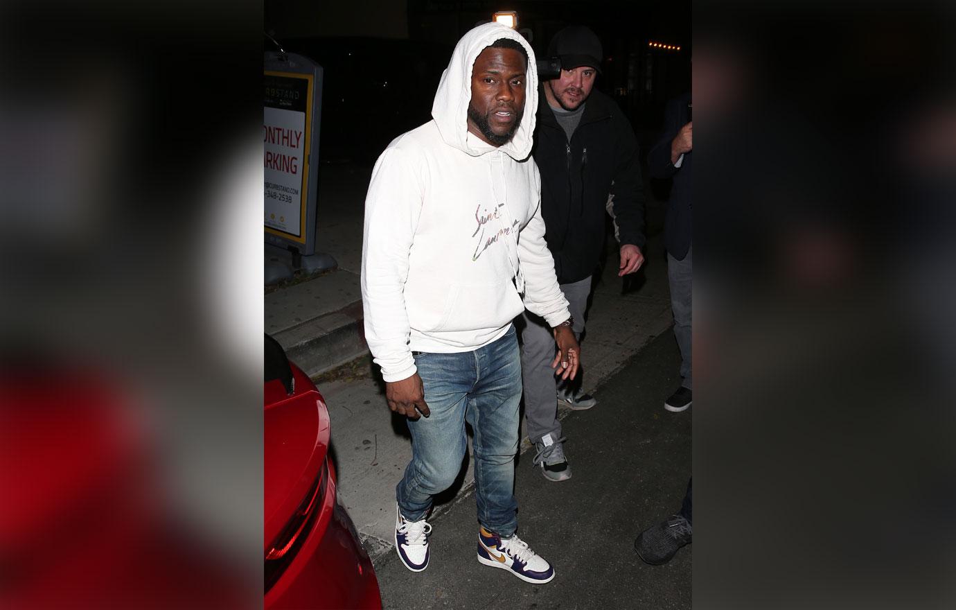 Kevin Hart & Wife Eniko Spotted Leaving Peppermint Club