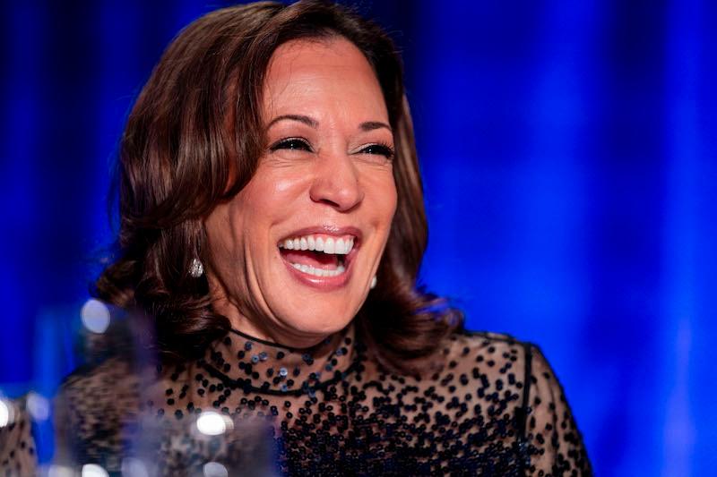 vp kamala harris slams critics laugh