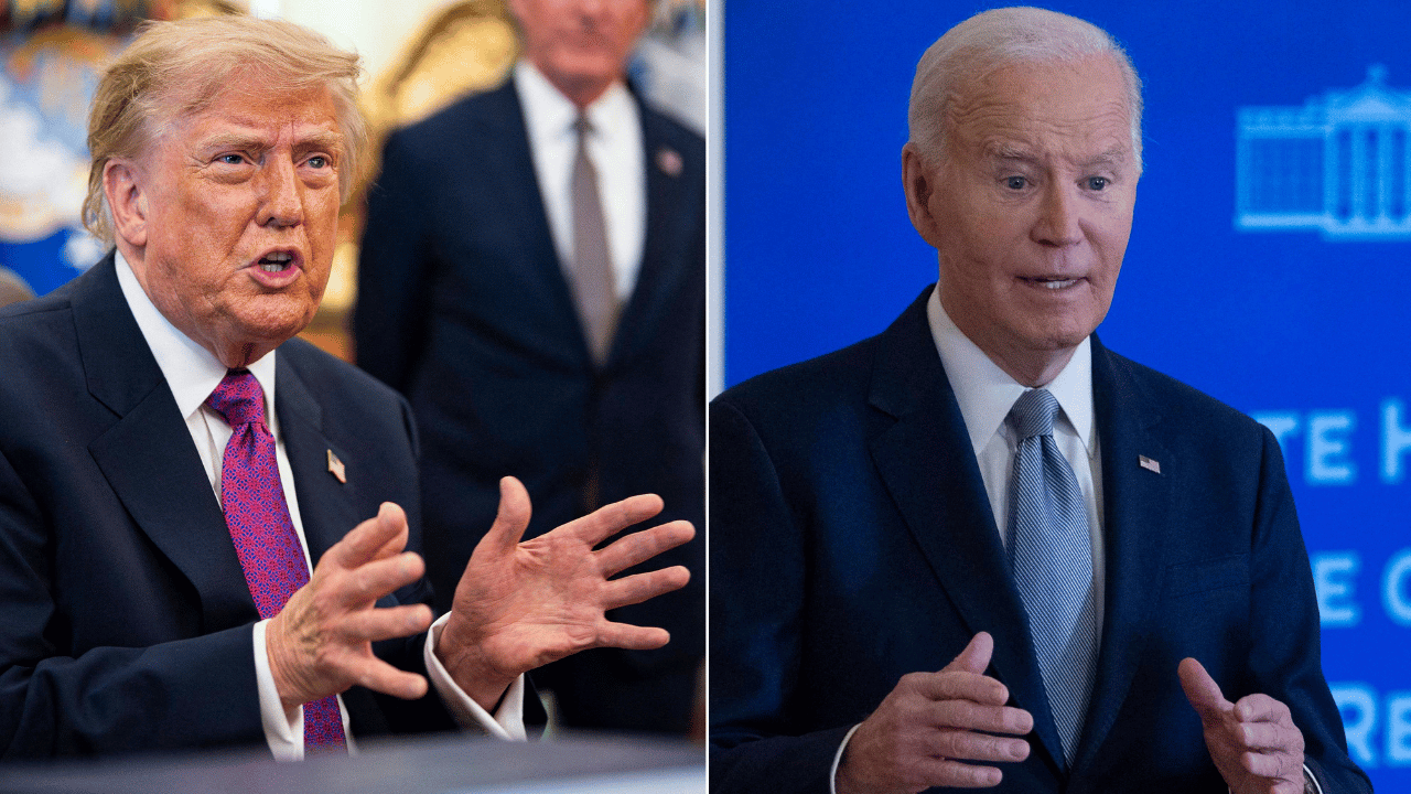 Donald Trump ; Joe Biden 