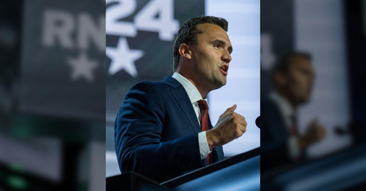 Image of Charlie Kirk, founder of Turning Point USA, was fatally shot while speaking at an outdoor forum attended by roughly 3,000 people.