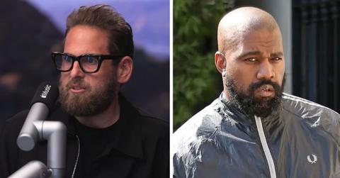 split photo of jonah hill and kanye west