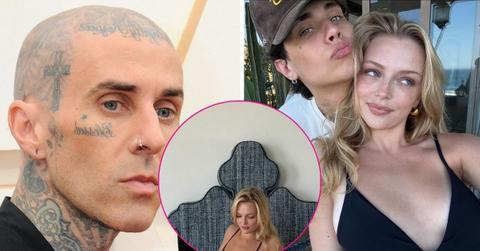 travis barker likes landon gf photos