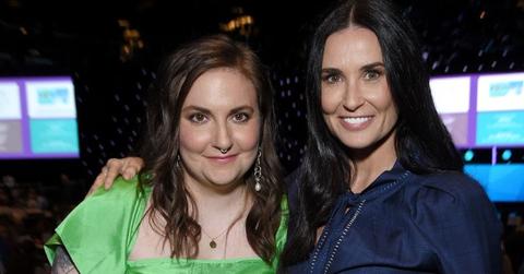 Demi Moore and Lena Dunham