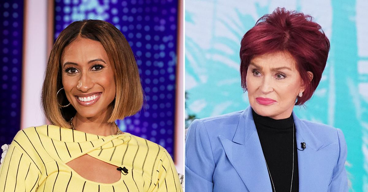 elaine welteroth all smiles pregnancy sharon osbourne calls her a hypocrite the talk