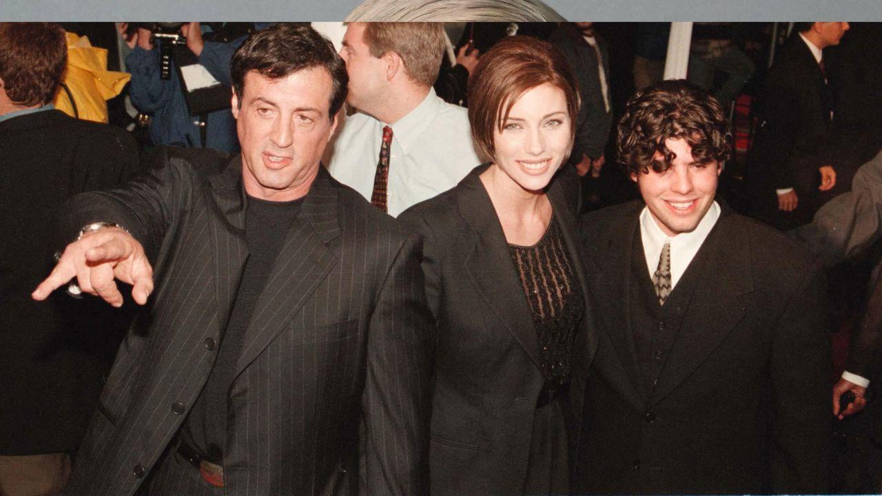 Image of Sylvester Stallone, Jennifer Flavin, and Sage Stallone.