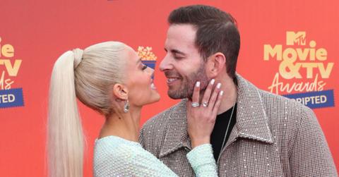 tarek el moussa heather rae young pda mtv movie tv awards