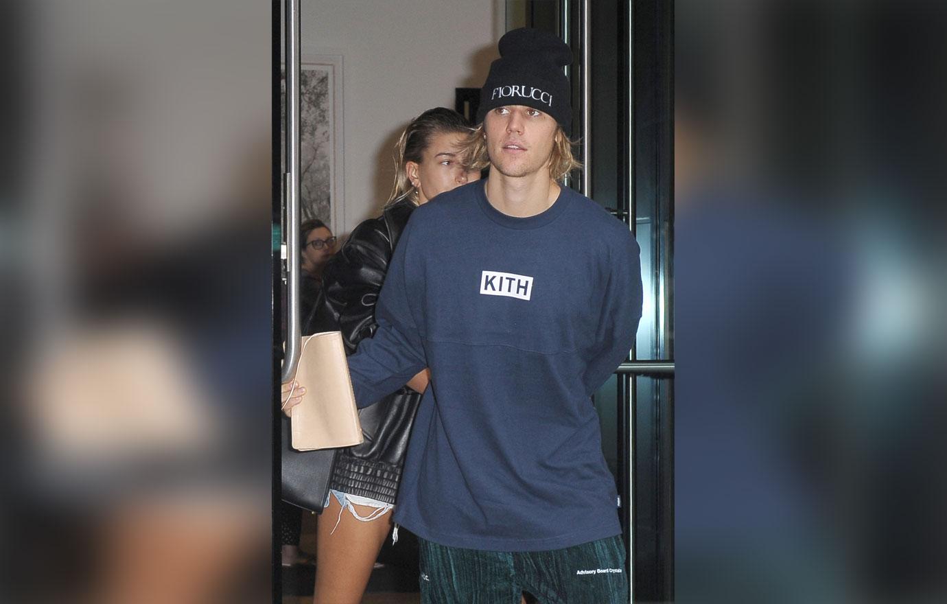 Hailey baldwin justin bieber miserable la lunch 2