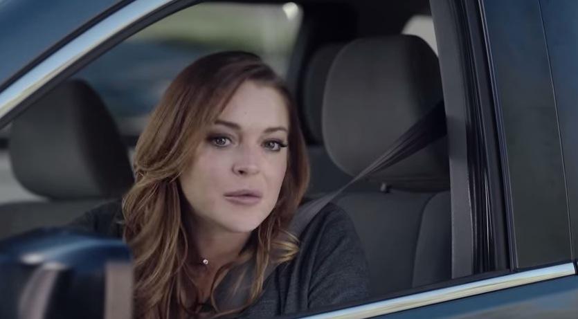 Lindsay lohan super bowl esurance commercial 05