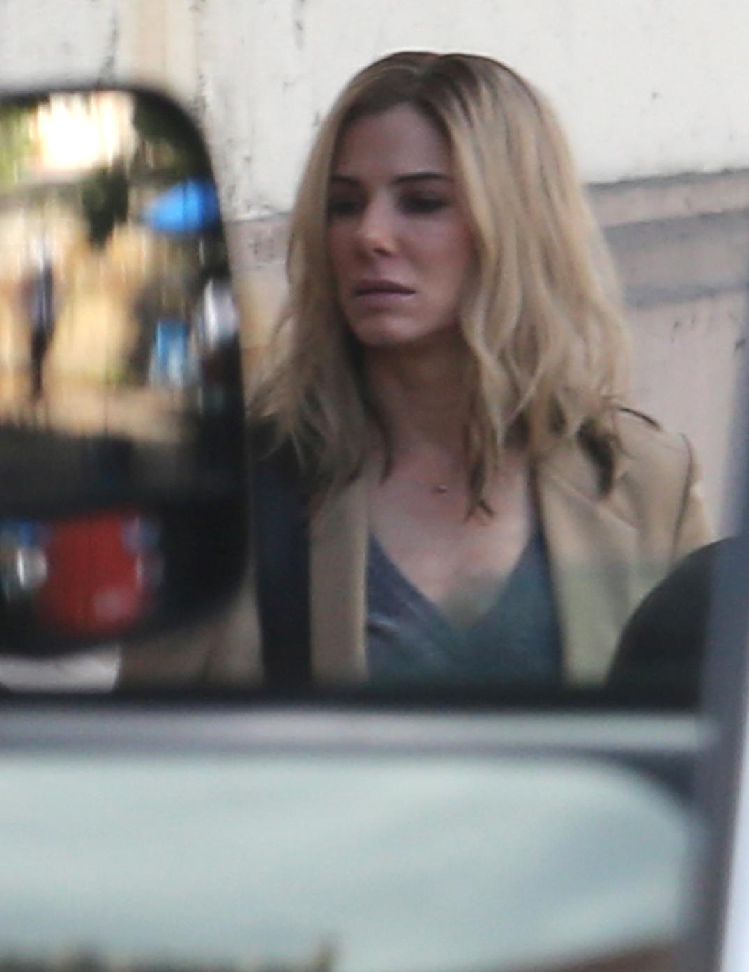 Blonde Sandra Bullock shoots latest movie in Puerto Rico