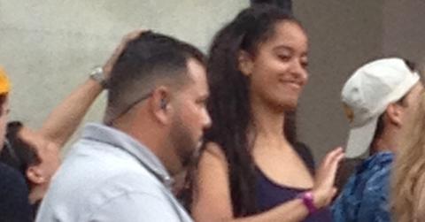 President Obama’s daughter Malia wears a crop top as she skips DNC for Lollapalooza