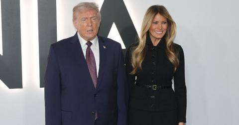 Photo of Donald Trump and Melania Trump.