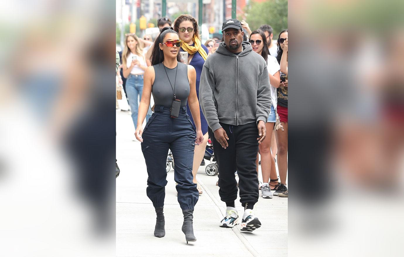 Kimye walking