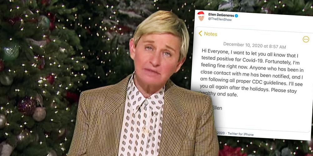 Ellen DeGeneres Reveals She Tested Positive For COVID-19