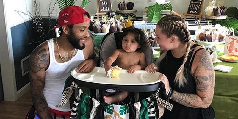 Kailyn lowry son lux russell birthday party with chris lopez