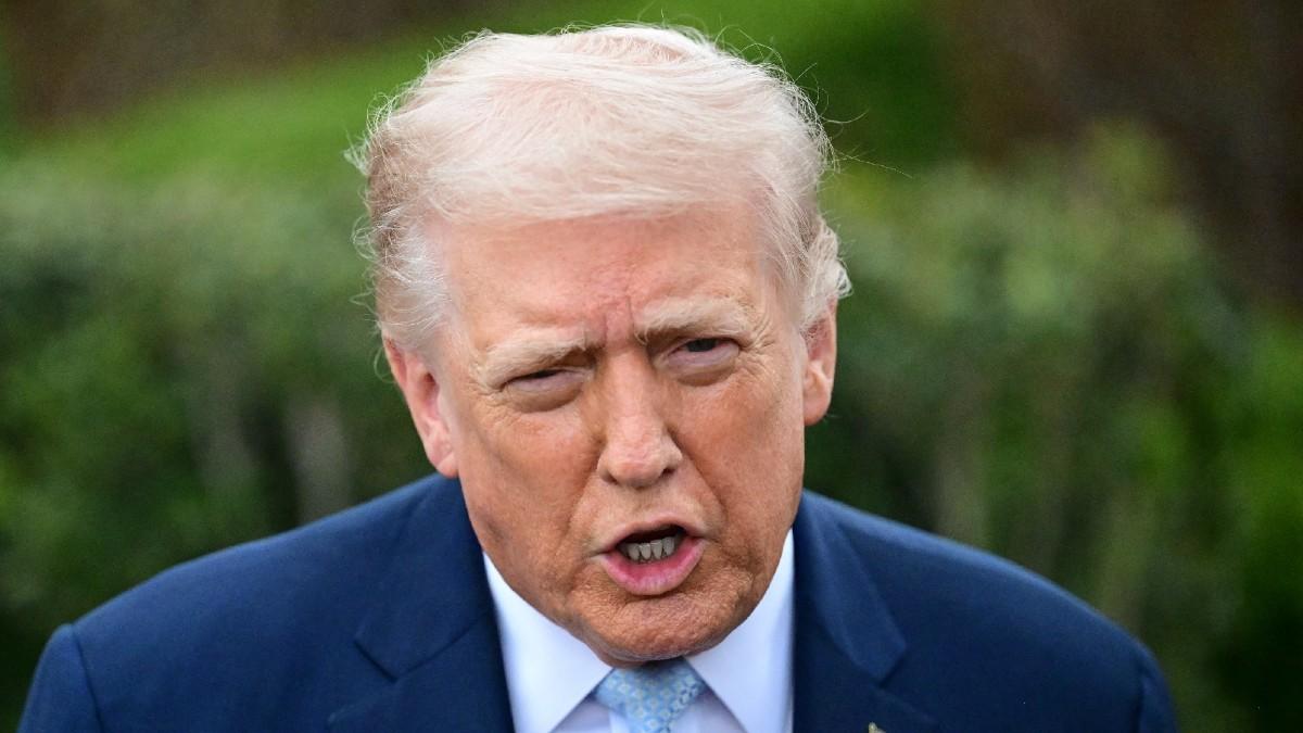 image of Donald Trump claims he's all there mentally. 