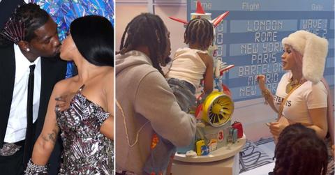 Composite photo of Cardi B and Offset.