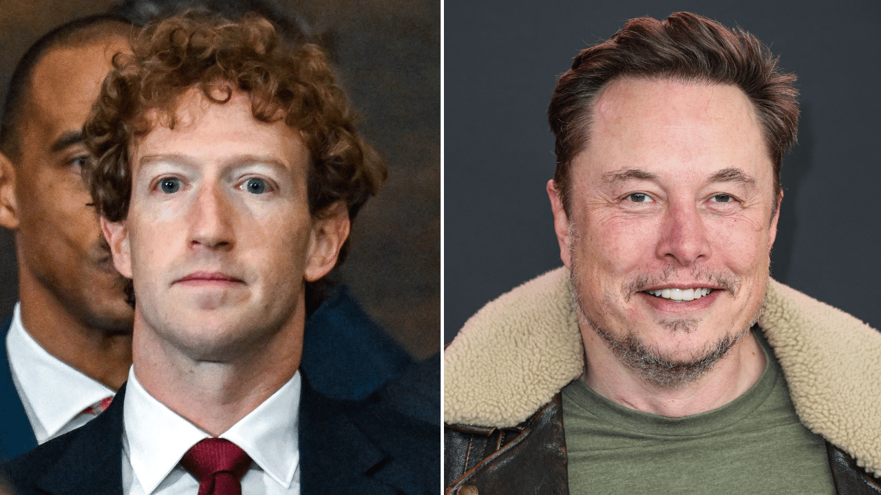 Mark Zuckerberg ; Elon Musk 