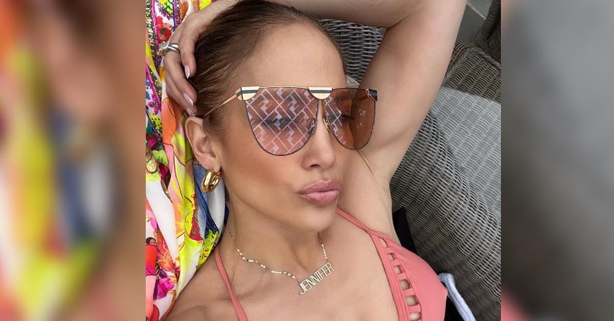 Jennifer Lopez Shows Off Toned Body In Pink Bathing Suit: Photos