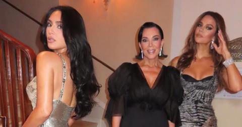 Photo of Kim and Khloe Kardashian with Kris Jenner