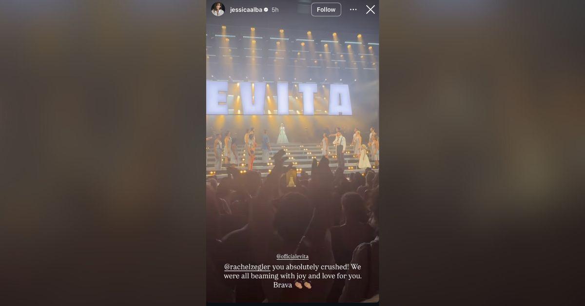 jessica alba supports rachel zegler new show despite snow white drama