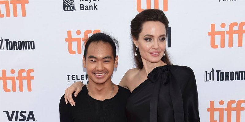 Angelina & son Maddox