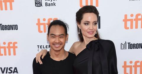 Angelina & son Maddox