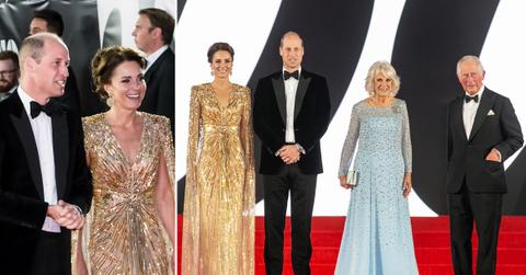 duchess kate prince william prince charles duchess camilla no time to die premiere ok