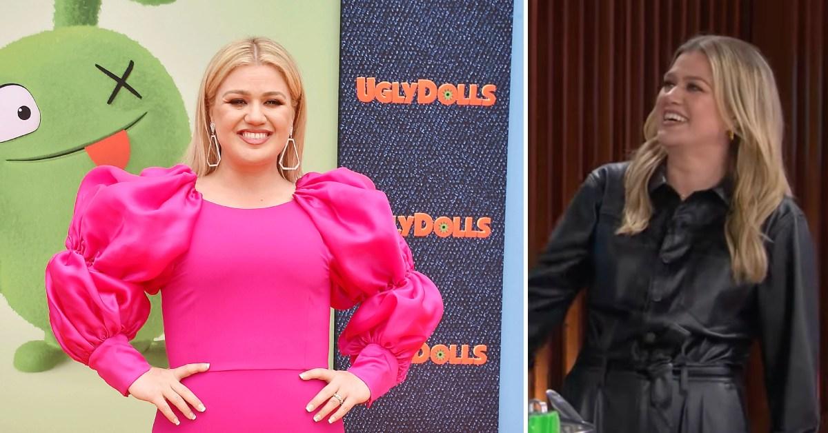 Kelly Clarkson Shows Off Weight Loss In Leather Jumpsuit: Photos