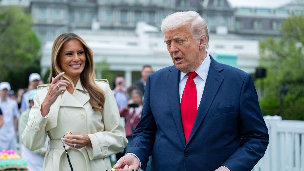 image of Donald trump and Melania trump 