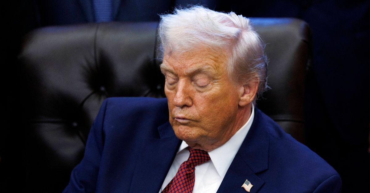 image of Donald Trump's press secretary said he has chronic venous insufficiency.