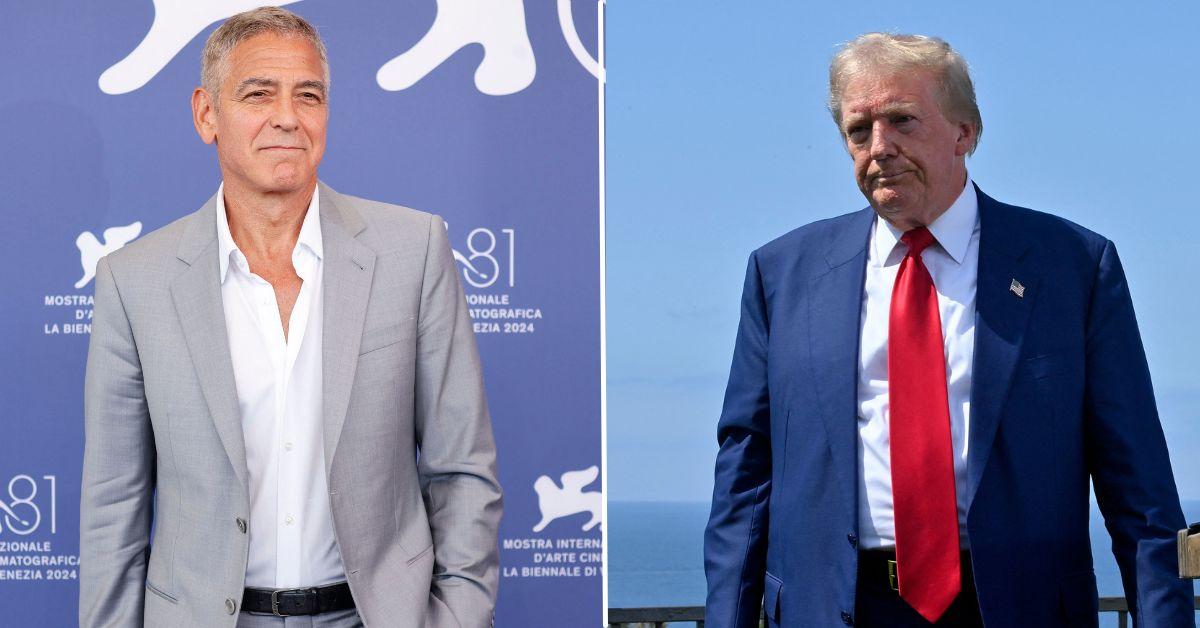 george clooney taunts donald trump